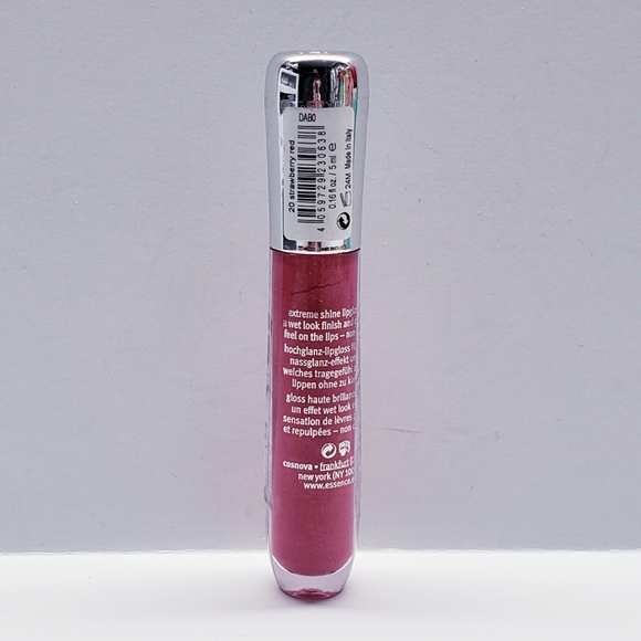 Essence Shine Shine Shine Wetlook Lipgloss, #20 Strawberry Red, 5ml - Picture 2 of 4